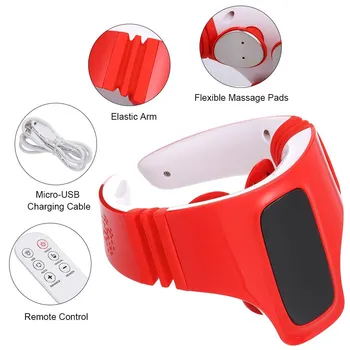 

Wireless Travel EMS Neck Massage Equipment USB Rechargeable Massage Device