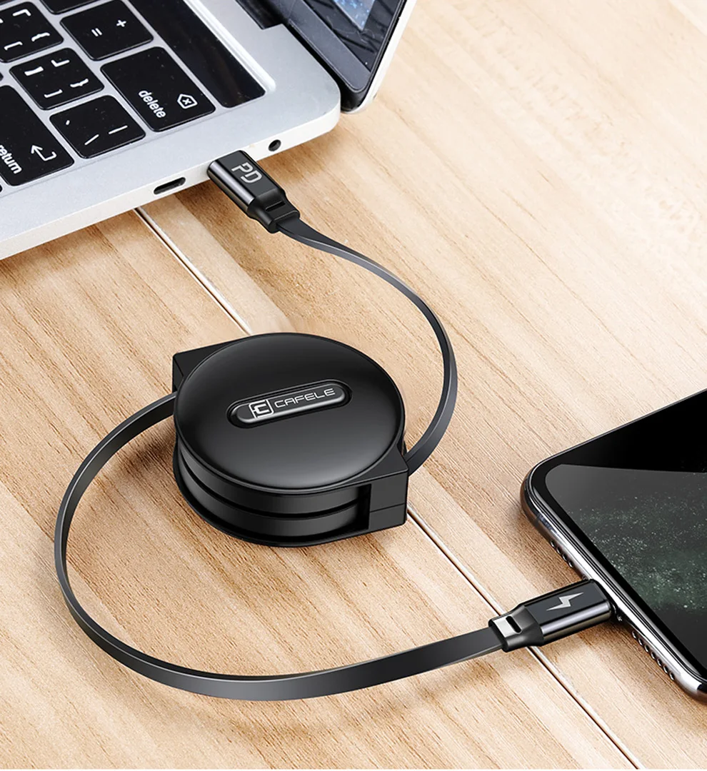 PD кабель type C для зарядки iPhone X XS XR 8 12 Вт Быстрая зарядка pin Синхронизация данных
