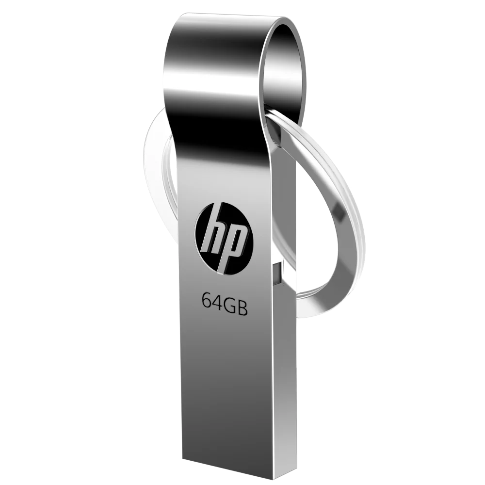 Оригинальный металлический флеш накопитель HP объемом 64 ГБ 32 16 8 USB 2 0 карта памяти