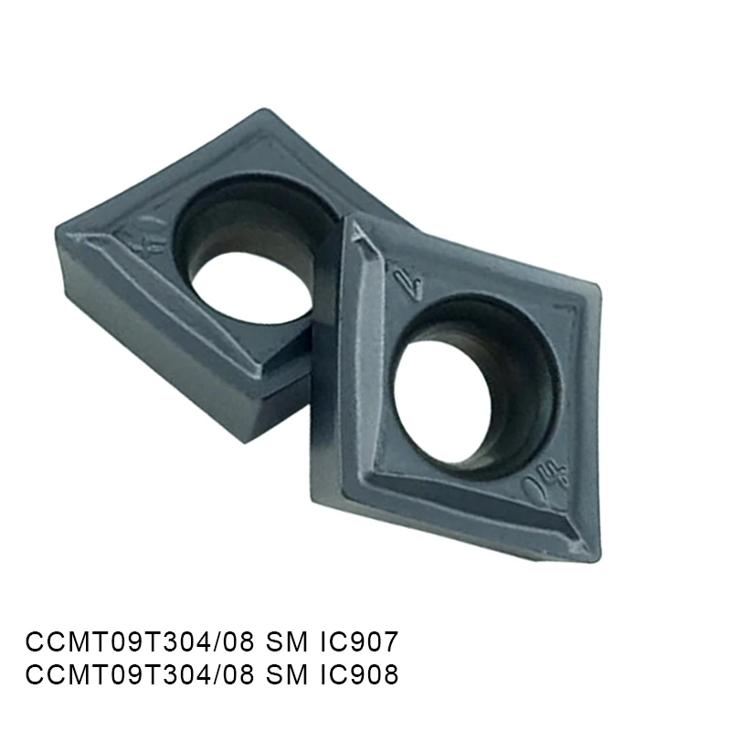 

10pcs CCMT09T304 SM IC907 IC908 CCMT09T308 Internal Turning Tools Carbide Inserts Lathe Cutter Cutting Tool CNC Tools Insert