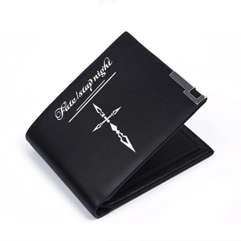 

Anime Fate Wallet Saber Caster Rider Cosplay Black Long Short Wallet Purse Men Boy Gift Unisex Fashion leather Wallet Men 2019