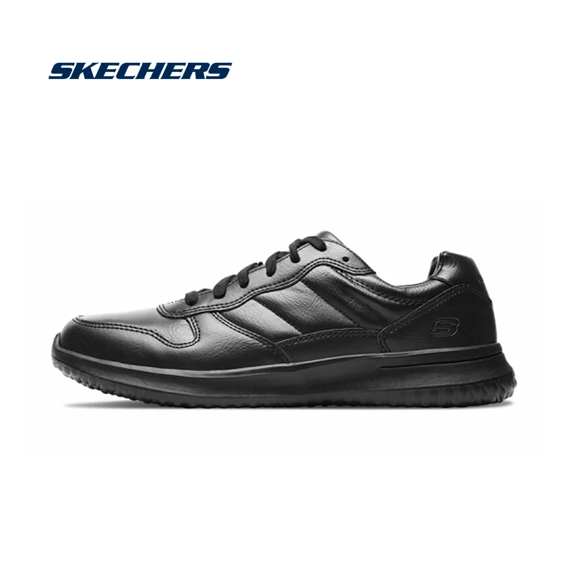 Skechers/повседневная мужская обувь на платформе; американские кроссовки; Мужская Удобная дышащая обувь; модная Уличная обувь; 65411-BBK
