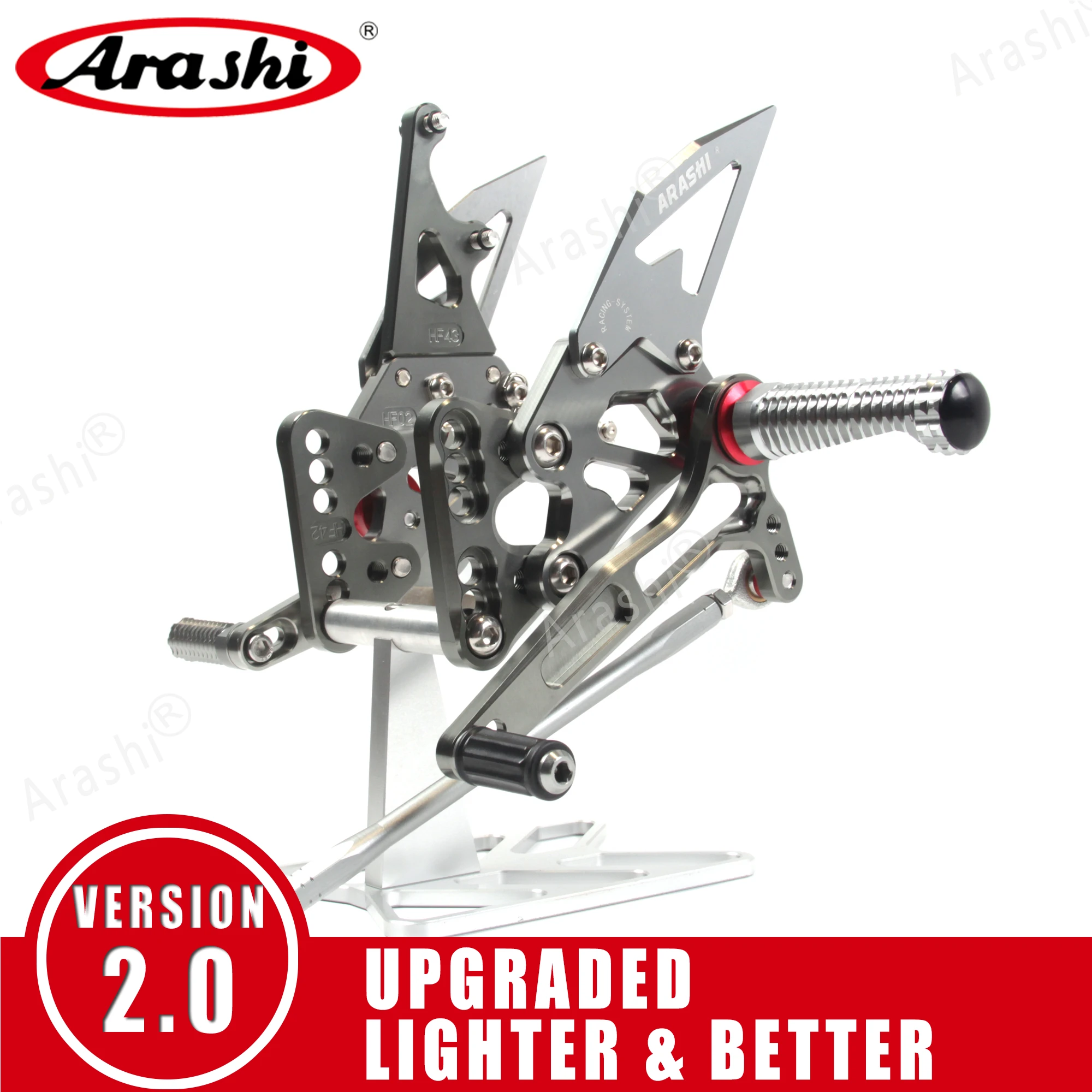 Arashi CNC Adjustable Footrest For SUZUKI GSXR1000 GSX-R1000 2005 -2019 Rearset Foot Peg GSX1000R GSXR GSX-R 1000 2015 2016 2017