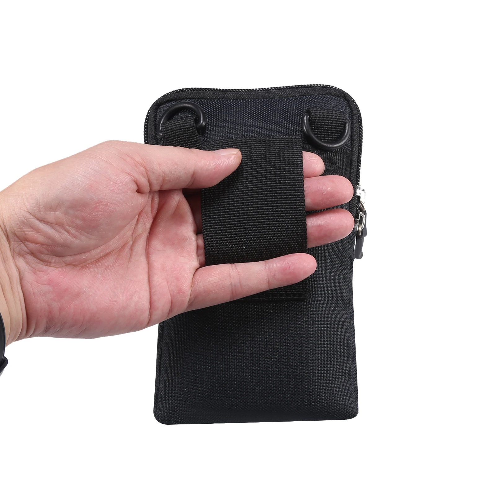 삼성 갤럭시 S24 울트라 전화에 대한 FULAIKATE 데님 가방 카드 포켓과 보조베터리 이어폰 허리 홀스터에 대한 남자 어깨 주머니