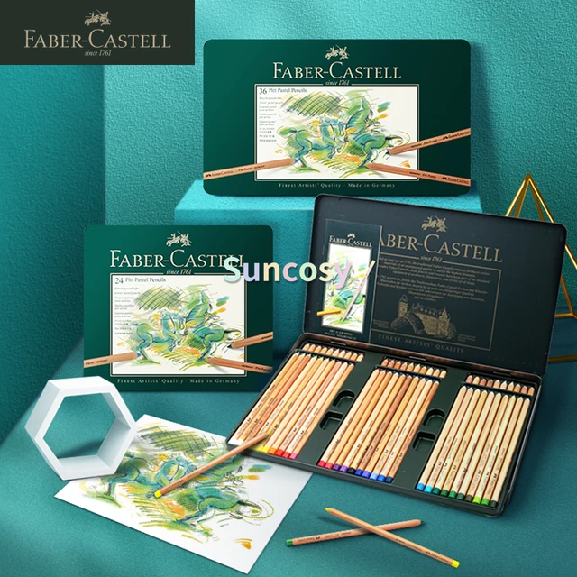 Faber-Castell® PITT® Pastel Pencil 60 Color Tin Set