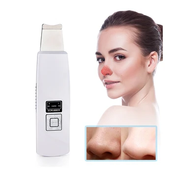 

Ultrasonic Facial Skin Cleaner Gentle Exfoliating Pore Removal Skin Care Blackhead Acne Peeling Vibration Face Massager Skin Sc