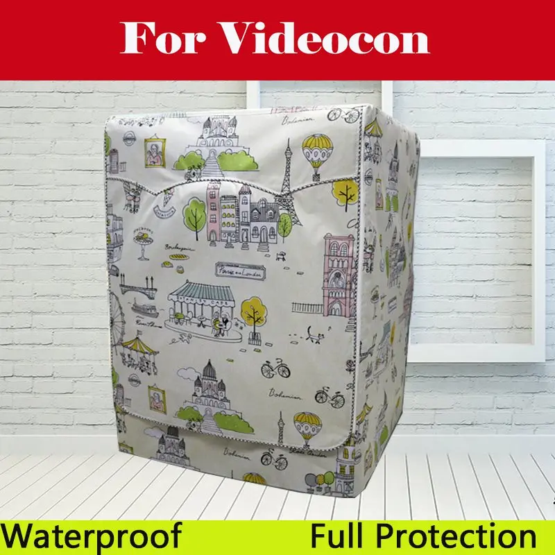 

Washing Machine Cover Dustproof Protector Cartoon Case For Videocon Virat Neo WM VT75C45-LGY VT65C18 VS60A12 Vs80P21-Dmk