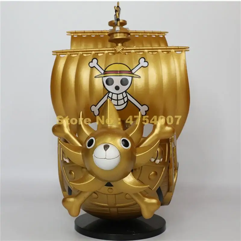 Anime One Piece Luffy 8 Thousand Gold Golden Sunny Ship 7 Action Model 22cm Toy Action Figures Aliexpress