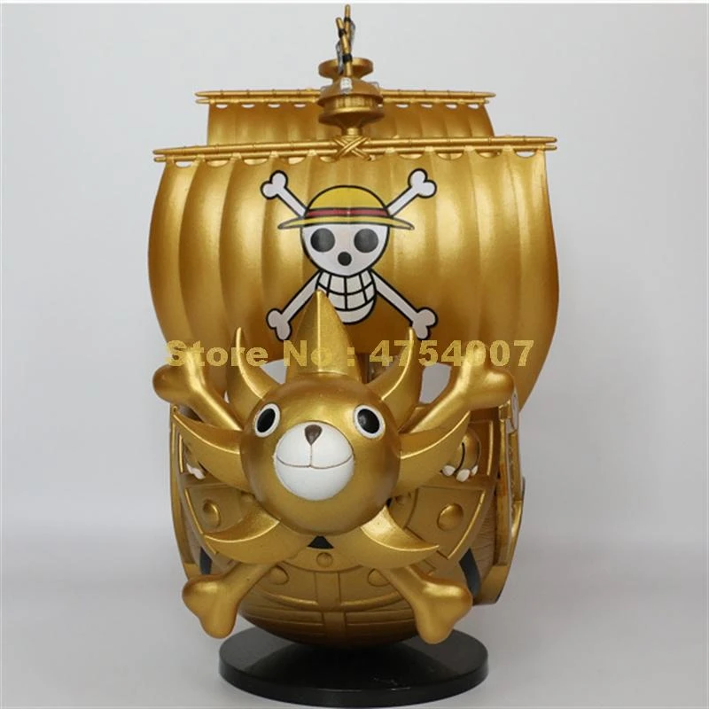 Anime One Piece Luffy 8 Thousand Gold Golden Sunny Ship 7 Action Model 22cm Toy Action Figures Aliexpress