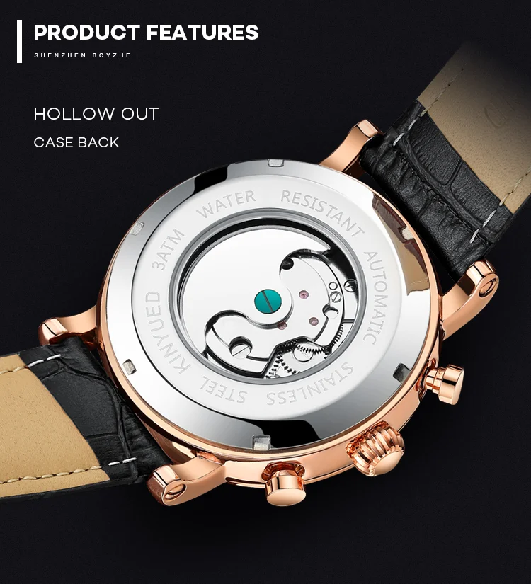 Tourbillon Мужские часы Move для мужчин t Mechanic автоматические мужские для мальчиков студентов год Дата Неделя наручные часы водонепроницаемые полые Reloj Hombre