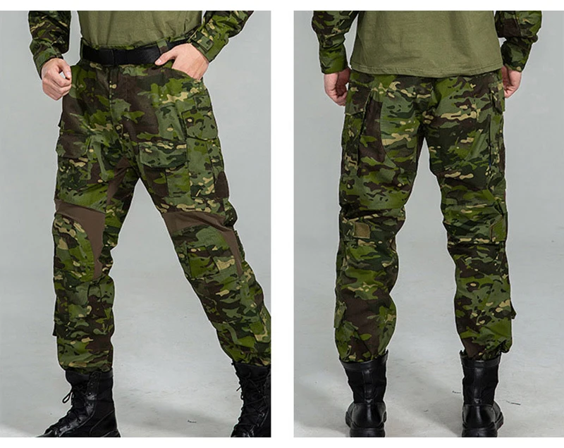 ReFire Gear Camouflage Tactical Pants Autumn Soldiers Combat Airsoft Army Military Pants Elastic Cargo Casual Pant Work Trousers cargo pants