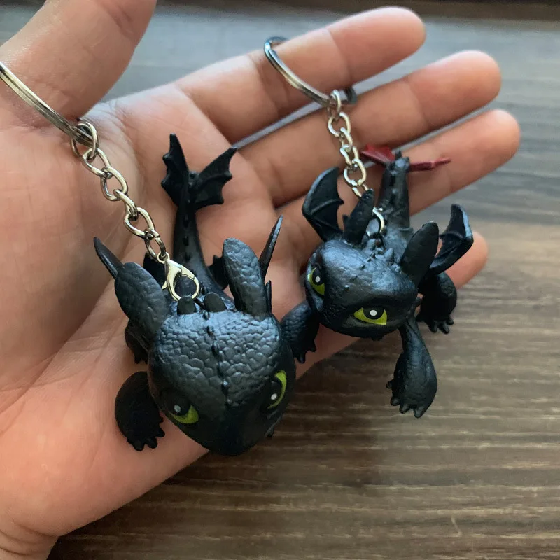 

Dragon Night Fury Master 3 Toothless Toothless Small Doll Decoration Garage Kit Model Keychain Toy