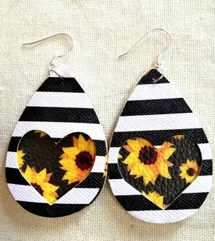

New sunflower Statement Earrings Long Earrings For Women Hanging Dangle Earrings Drop Earrings 2020 Modern Female Jewelry