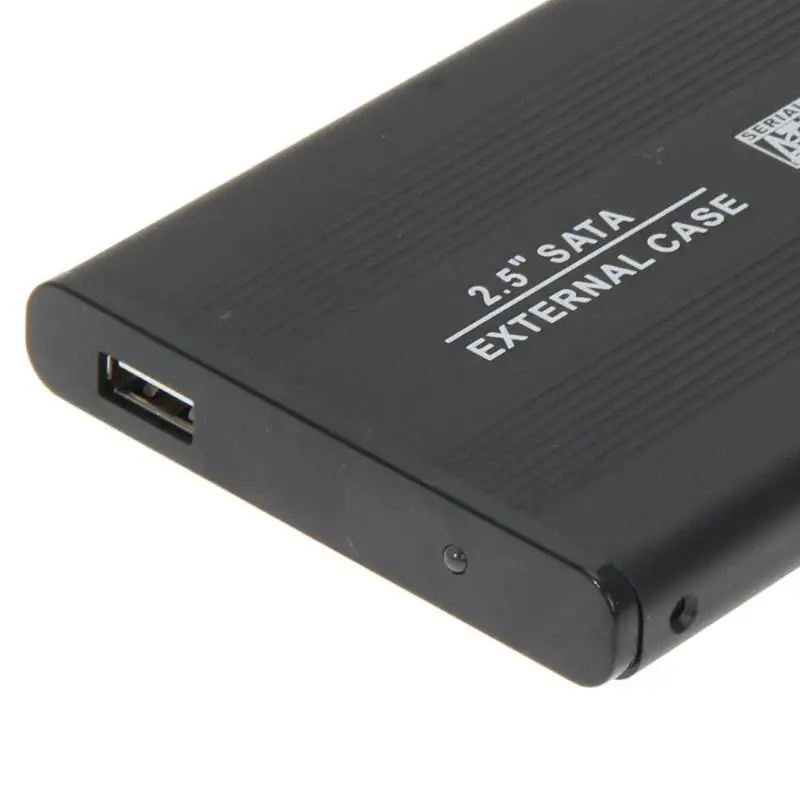 2,5 "дюймовый USB 2,0 SATA Корпус жесткого диска коробка HDD жесткий диск Внешний корпус Caddy для Windows XP/Vista/Win8/Win10 Mac OS 8,6