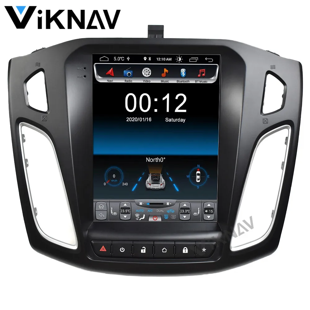 

Tesla style vertical screen for-Ford focus 2012-2018 car radio GPS navigation auto multimedia stereo player
