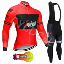 Мужская Спортивная футболка с длинным рукавом для езды на велосипеде, комплекты с нагрудниками, велосипедная одежда для мужчин, быстросохнущая одежда для горного велосипеда, ciclismo hombre