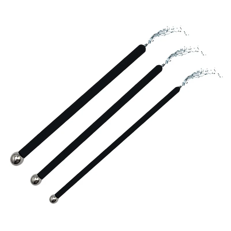 Silicone stainless steel Metal head ring urethral dilators catheter sound man penis plug masturbator sex toy for male urethral dilator silicone urethral dilator