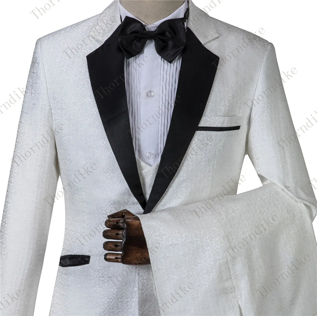 Thorndike мужской костюм высокого качества костюмы для мужчин s Slim Fit элегантное жаккардовое костюмы для мужчин s Vintge Terno Masculino Traje Hombre формальный выпускной