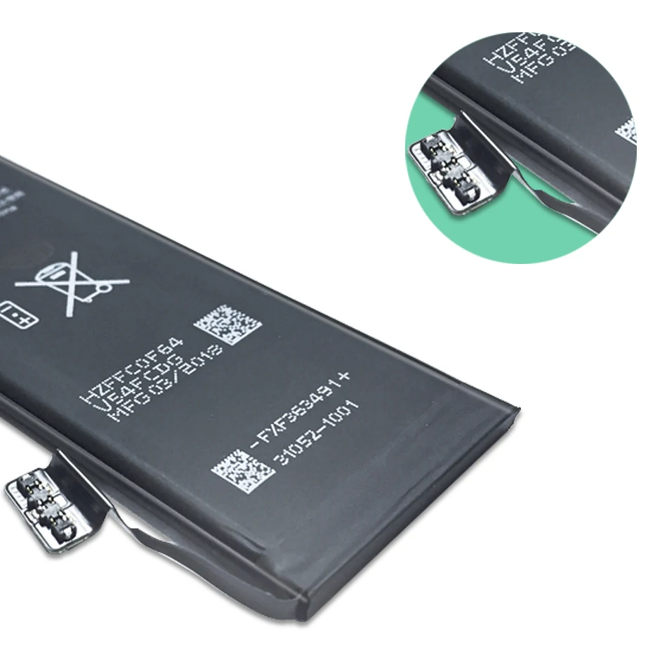 Перезаряжаемый мобильный телефон, аккумулятор для IPhone 5S, Сменный аккумулятор для сотового телефона, 5S, 1560 мАч, подходит для IPhone 5S