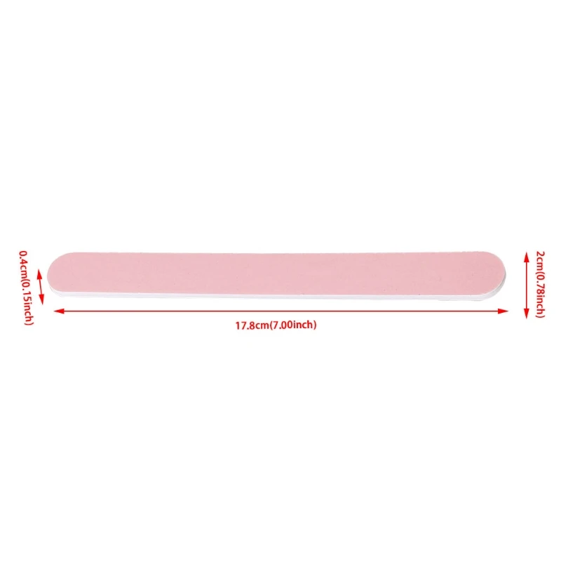 

Professional Nail Art Double Sided Beauty Manicure File Sanding Polisher Tool R3MF