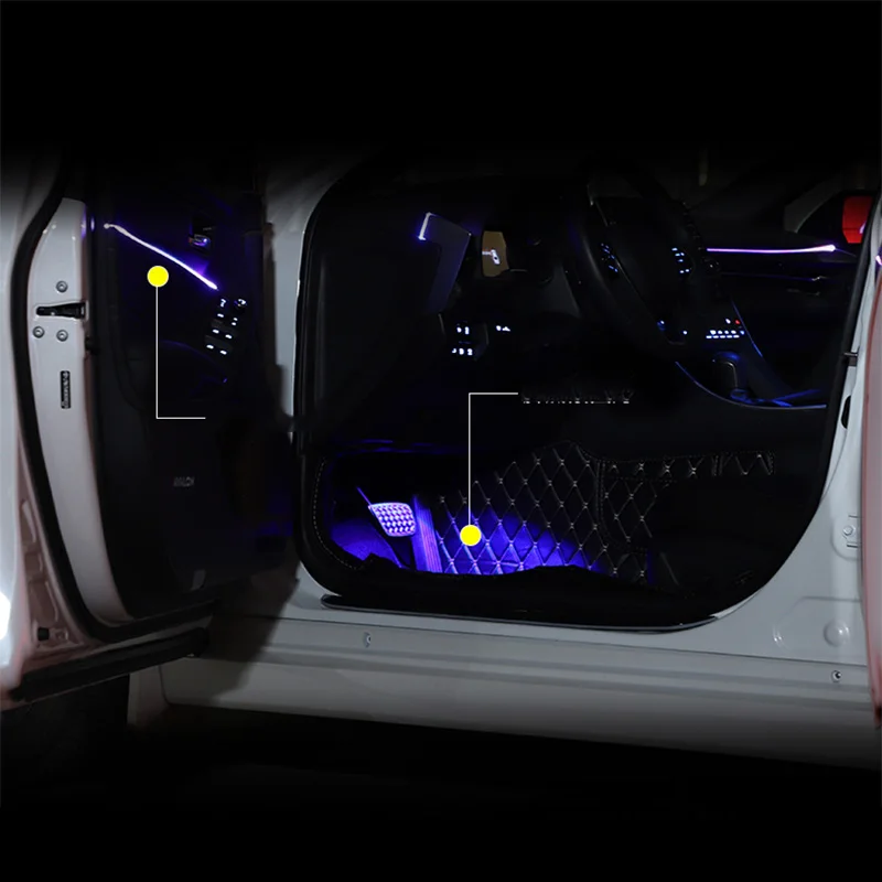Car interior modification atmosphere lamp interior atmosphere light decoration lamp car shape For Toyota Avalon
