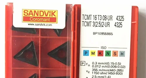 10 шт. твердосплавная вставка TCMT 16T308-UR 4325