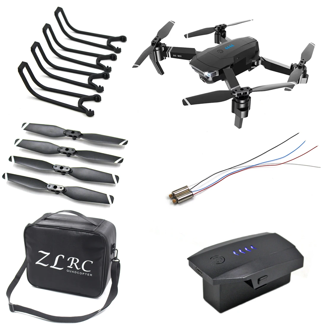 $35.91 37V 2200mah Original Aircraft Lithium Battery Singleshoulder Bag Propellers Blades CW CCW Motor f