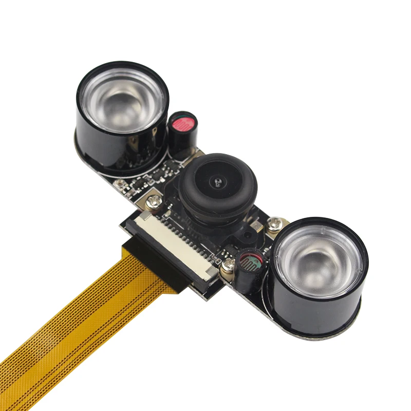 Raspberry Pi Zero Night camera+ 2 шт ИК светодиодный модуль камеры 5 МП для Raspberry Zero широкоугольная веб-камера рыбий глаз