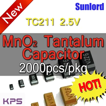 

TC211 2.5V Chip Solid MnO₂ Tantalum Capacitors Communication Consumer electronics Instruments Medical 5G Industrial