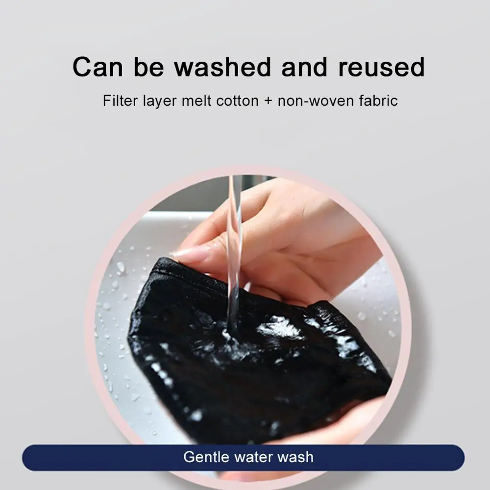 4 слойная маска для рта PM2.5 взрослых с расплавленной тканью моющаяся многоразовая