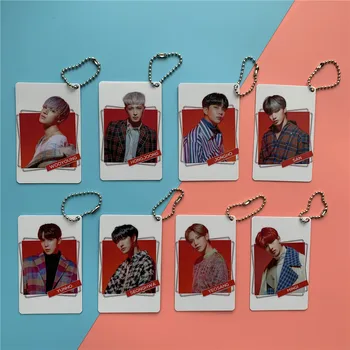Ateez Double-Sided Printing Card Key Ring