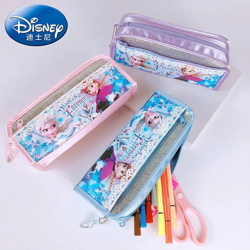 Большой ящик для карандашей disney с изображением героев мультфильмов Эльзы и Анны