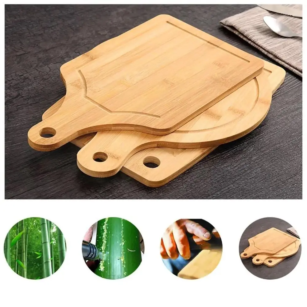 

Chopping Blocks Tool Vegetable Kitchen Bamboo Cutting Board Smooth Multifunction Practical Fruit Chopping Board Kitchen tool