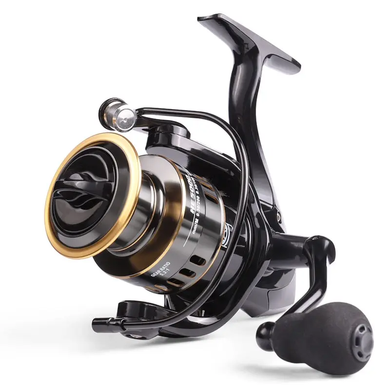 

2021 New Fishing HE1000-7000 Max Drag 10kg Fishing 5.2:1 High Spool Spinning