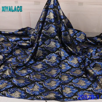 

Blue Nigerian Lace Fabric 2019 High Quality Lace Brocade Lace Fabric African French Tulle Mesh Lace Fabric For Party YA2982B-1