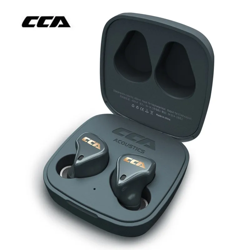 CCA CX4 наушники вкладыши TWS True Беспроводной Bluetooth гарнитура V5.0 1BA + 1DD Hybrid HIFI стерео