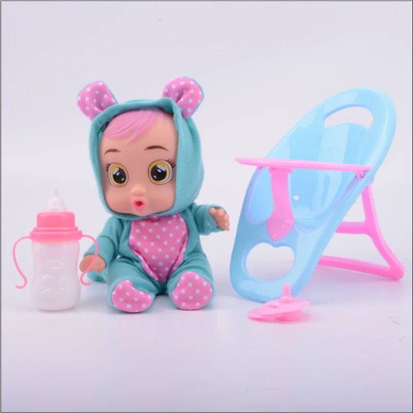 Горячая Распродажа, эмалированные игрушки для плача и плача, многофункциональная Музыкальная кукла - Цвет: Green