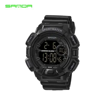 

Watch Men shockproof Watch Student Waterproof Electronic Watch Multi-function Digital Led Sports Watch319