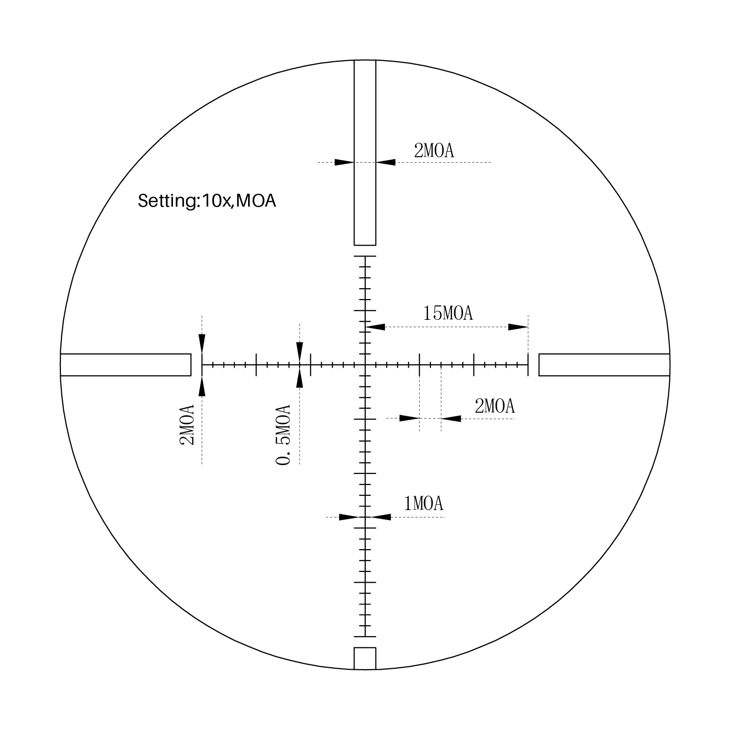 Оптика вектора Sentinel 4 16x50 Охотничья винтовка прицел для МР длинный глаз с