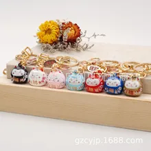 Эксклюзивный Чжао фу удачи Lucky Cat Дхарма воды Rin кагамине Рин воды пианино колокольчик-брелок красивый тон Цвет бретельки упаковка G