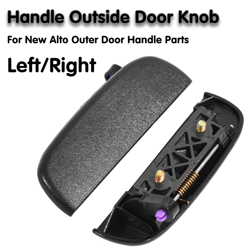 Car Front Rear Outer Exterior Door Open Handle Outside Door Knob Left Right Black For Suzuki New
