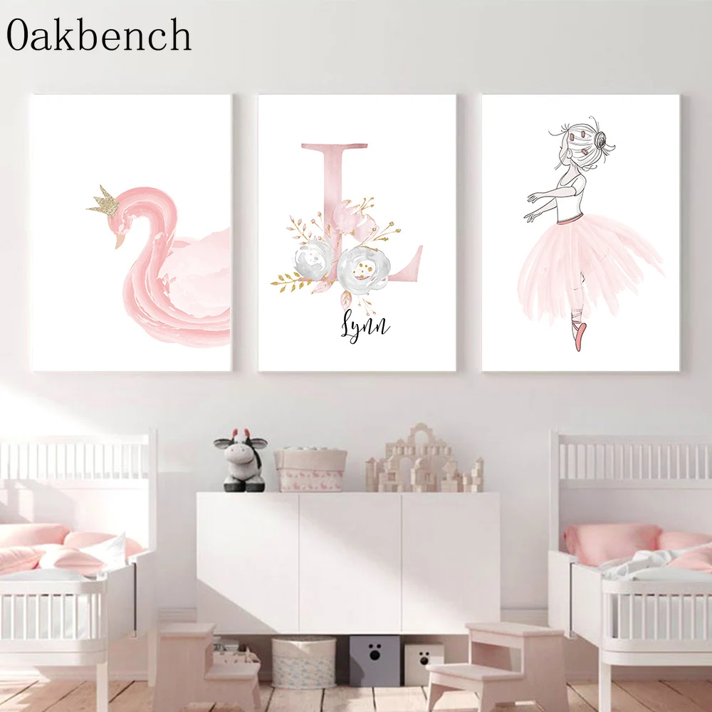 swan nursery prints