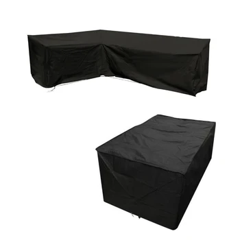 

L Shape Corner Outdoor Sofa Cover Garden Furniture All-Purpose Dust Furniture Cover For An V-shaped Lounge Set Sofa