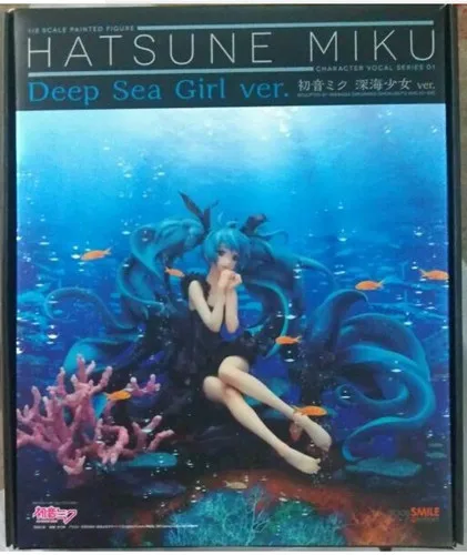 Специальное предложение! Wf2014s Хацунэ Мику рамка глубоководная девушка Мику GK гаражный набор украшение Подарочная модель