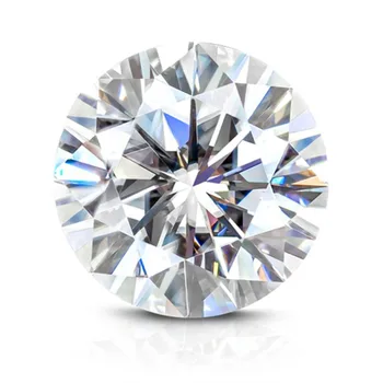 

Including The Certification On Sales D Color 2.0 ct 8.0 mm VVS1 Round 3 Ex Brilliant Cut Moissanite For Discount Quality