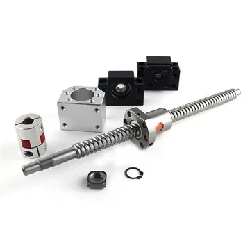 

ball screw SFU1204 rolled C7 500/550/600/650mm with end machined + 1204 ball nut + ball nut housing + supporter+Coupling