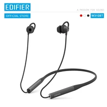 EDIFIER W310BT Bluetooth V4.2 słuchawki do 8.5 godzin odtwarzania IPX5 wodoodporne magnetyczne słuchawki przychodzące wibracje połączeń
