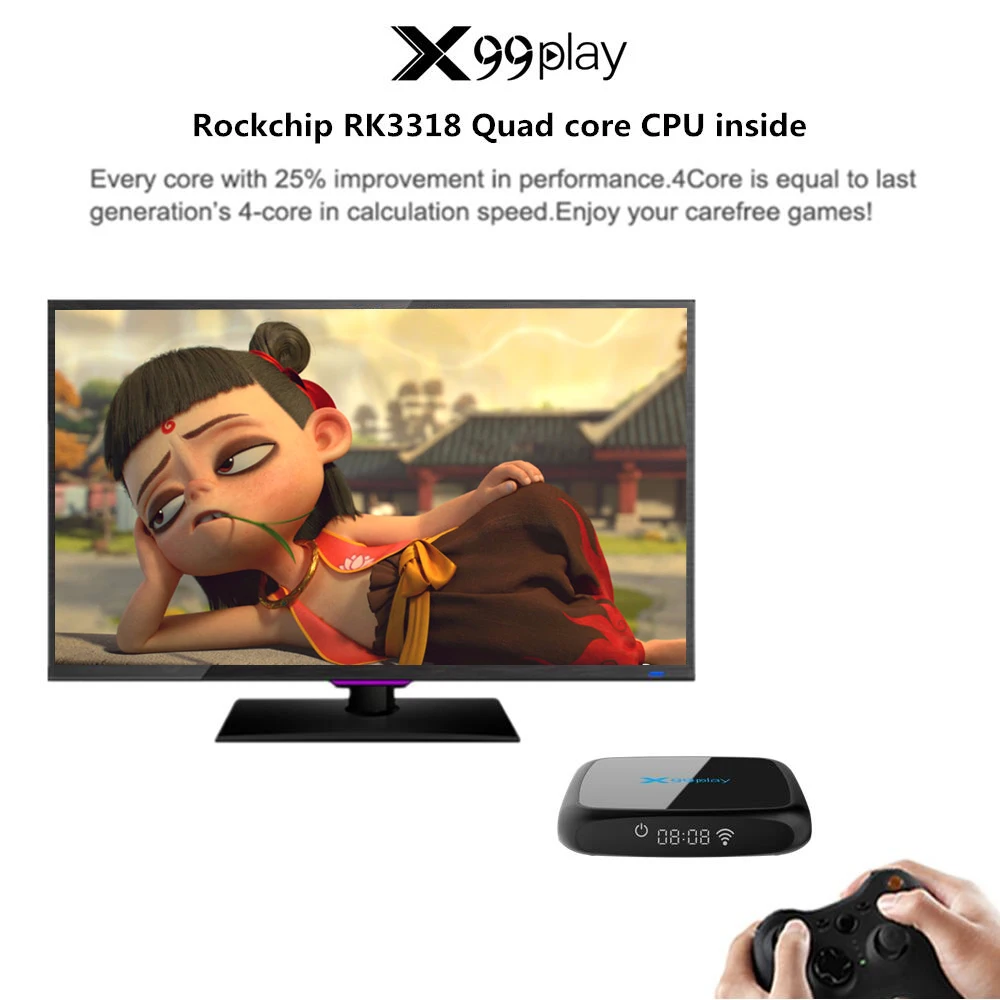 Android 9,0 ТВ приставка Rockchip 3318 4K Смарт ТВ приставка 2,4G& 5G Wifi Netflix медиаплеер Android приставка Google Assistant Smart tv