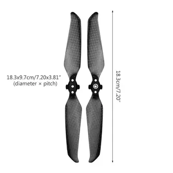 

1Pair Low Noise Props Blade Carbon Fiber Propellers for D-JI Mavic Air 2 Drone U1JA