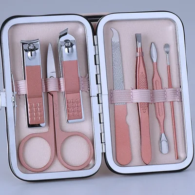 

Wholesale new Stainless Steel Nail Clippers Fingernail Toenail Nail Cutter Scissors Grooming Kit Pedicure Manicure Tools+EUB